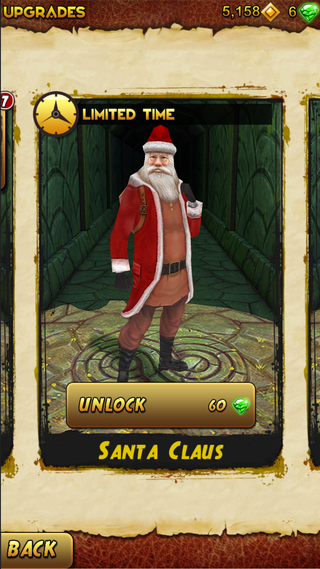 Illustration for article titled Waterslides And Santa Claus? It's A Very Temple Run 2 Christmas